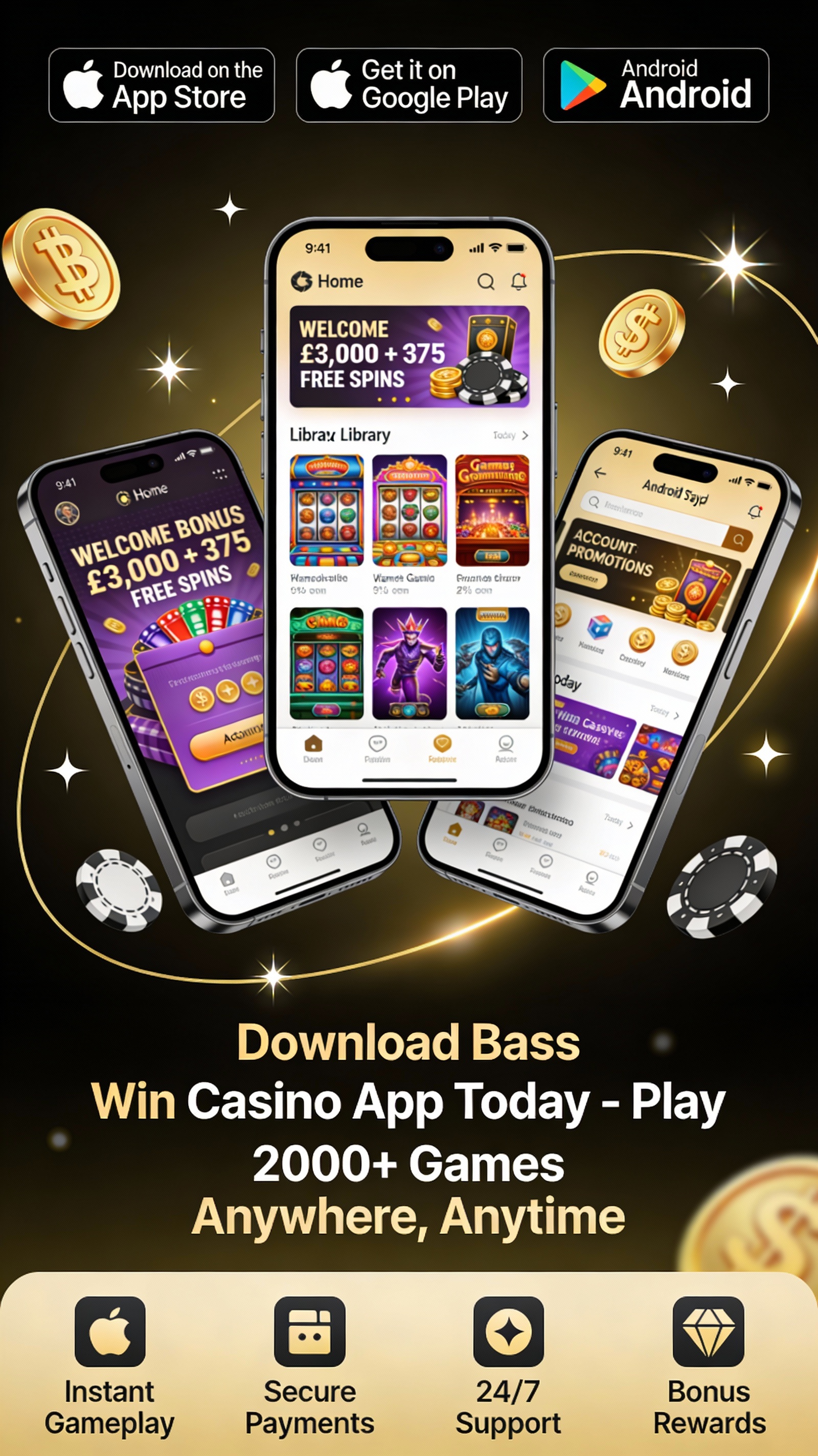 Basswin Casino Mobile App